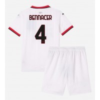 Maglia Calcio AC Milan Ismael Bennacer #4 Seconda Divisa Bambino 2024-25 Manica Corta (+ pantaloncini)